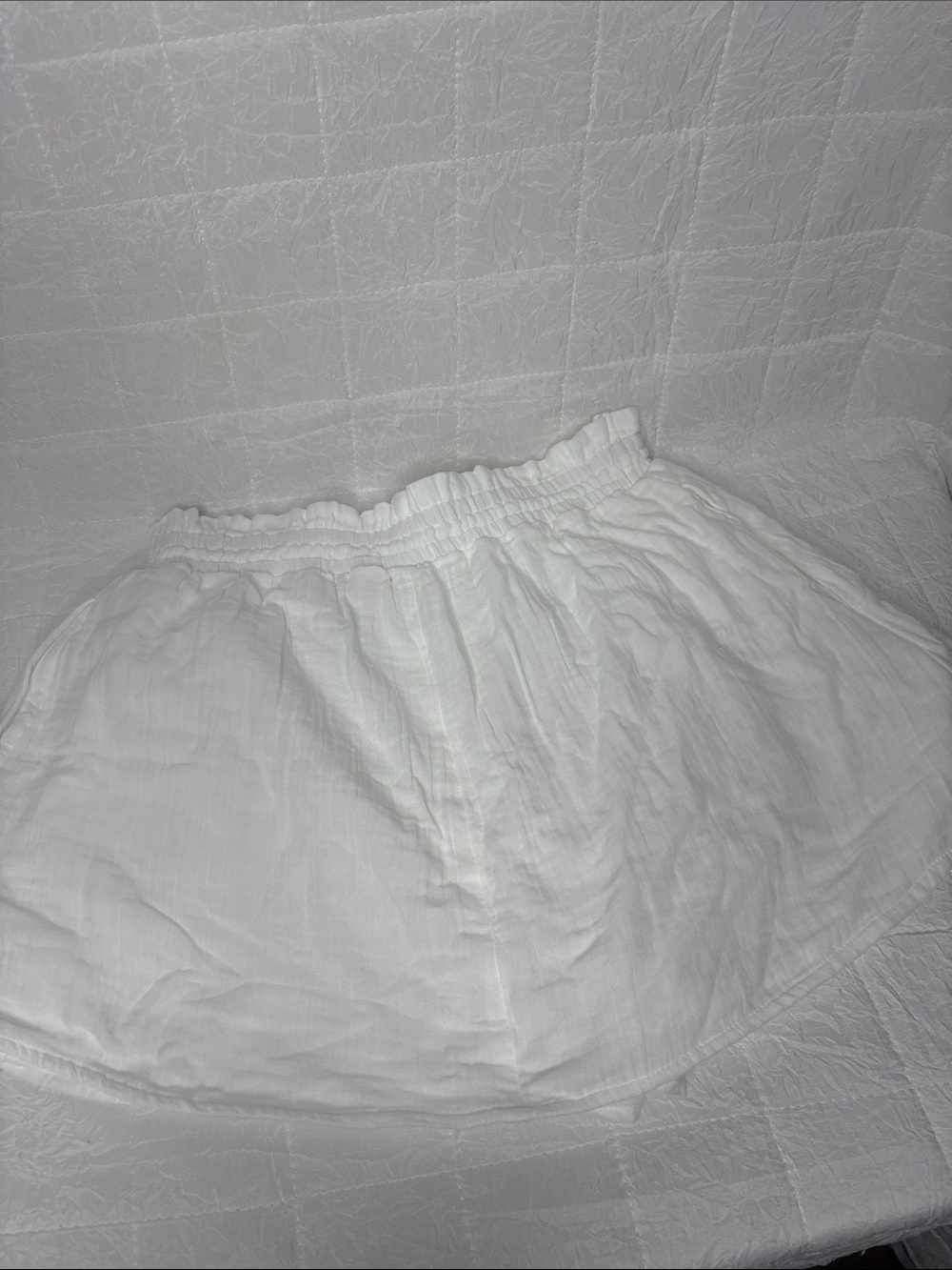 Old Navy White Skort Women’s Medium Pull On Elastic Waist Casual